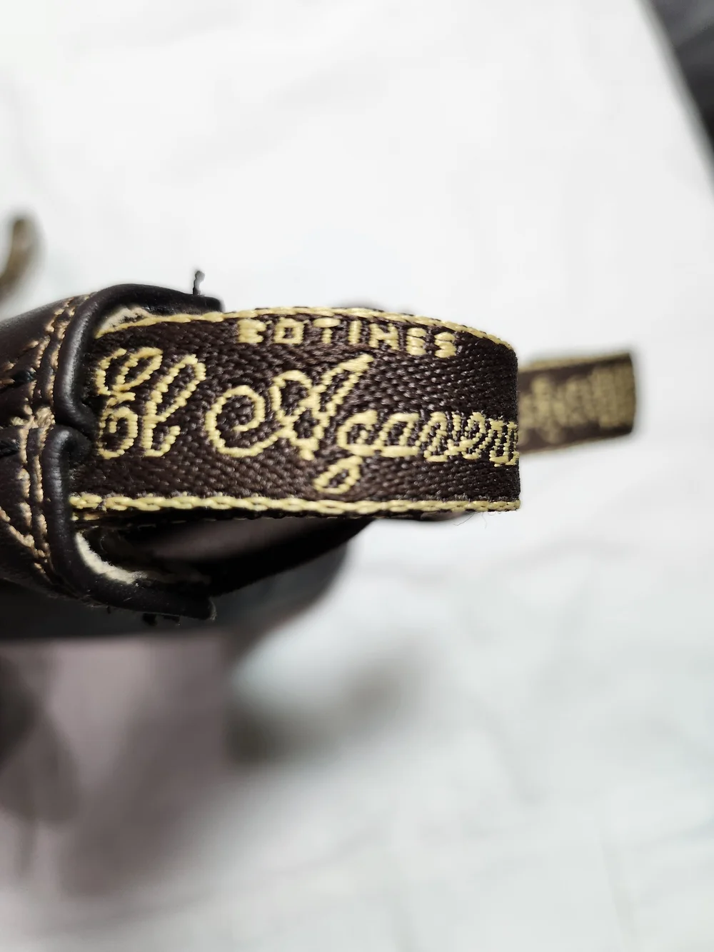 El Agavero Leather Floral Embroidered Boots 7